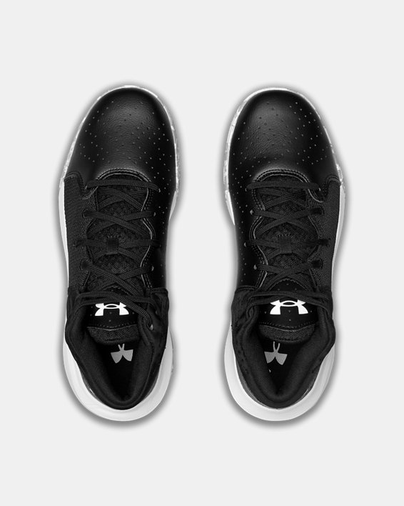 Unisex UA Jet '21 Basketball Shoes, Black, pdpMainDesktop image number 2